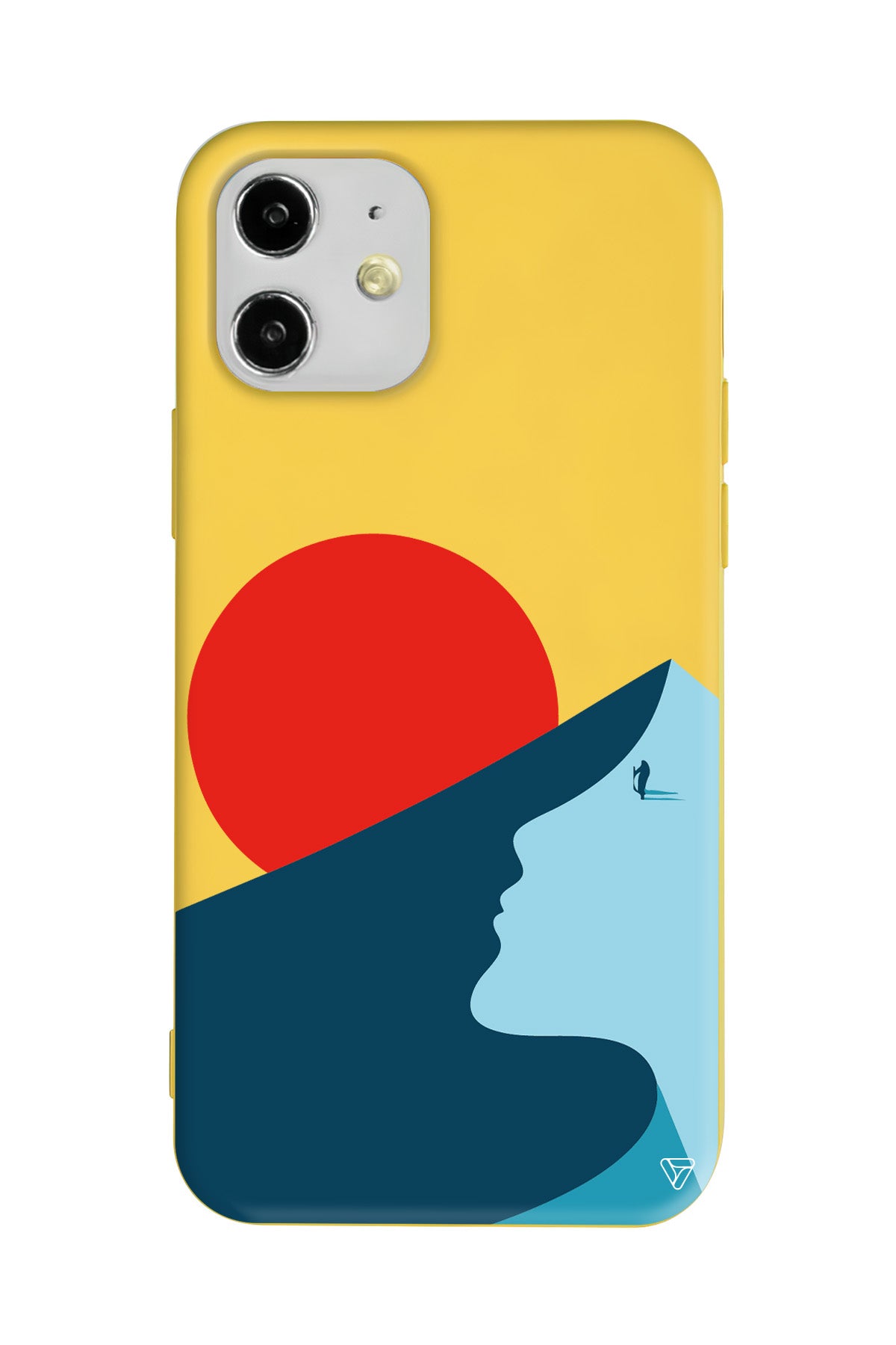 Negative Space Lansman Model İçi Kadife Silikon Telefon Kılıfı