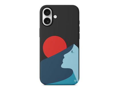 Negative Space Lansman Model İçi Kadife Silikon Telefon Kılıfı – Plus Serisine Özel