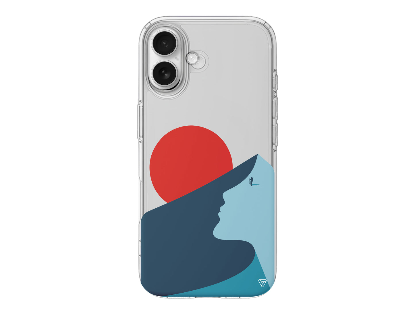 Negative Space Lansman Model İçi Kadife Silikon Telefon Kılıfı