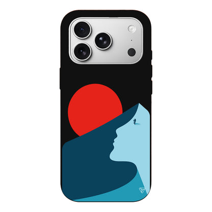 Negative Space Lansman Model İçi Kadife Silikon Telefon Kılıfı