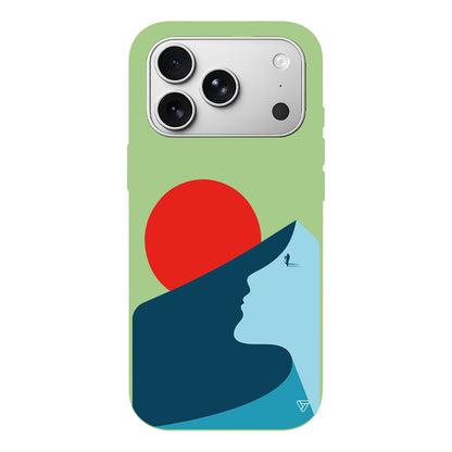 Negative Space Lansman Model İçi Kadife Silikon Telefon Kılıfı