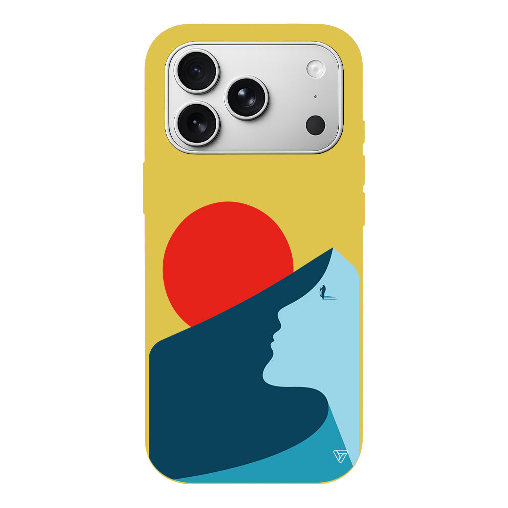 Negative Space Lansman Model İçi Kadife Silikon Telefon Kılıfı