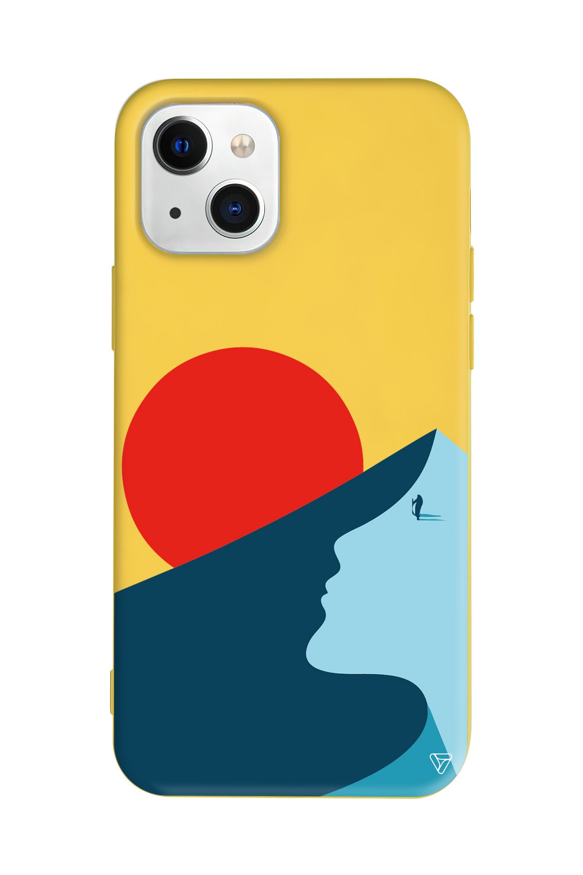 Negative Space Lansman Model İçi Kadife Silikon Telefon Kılıfı