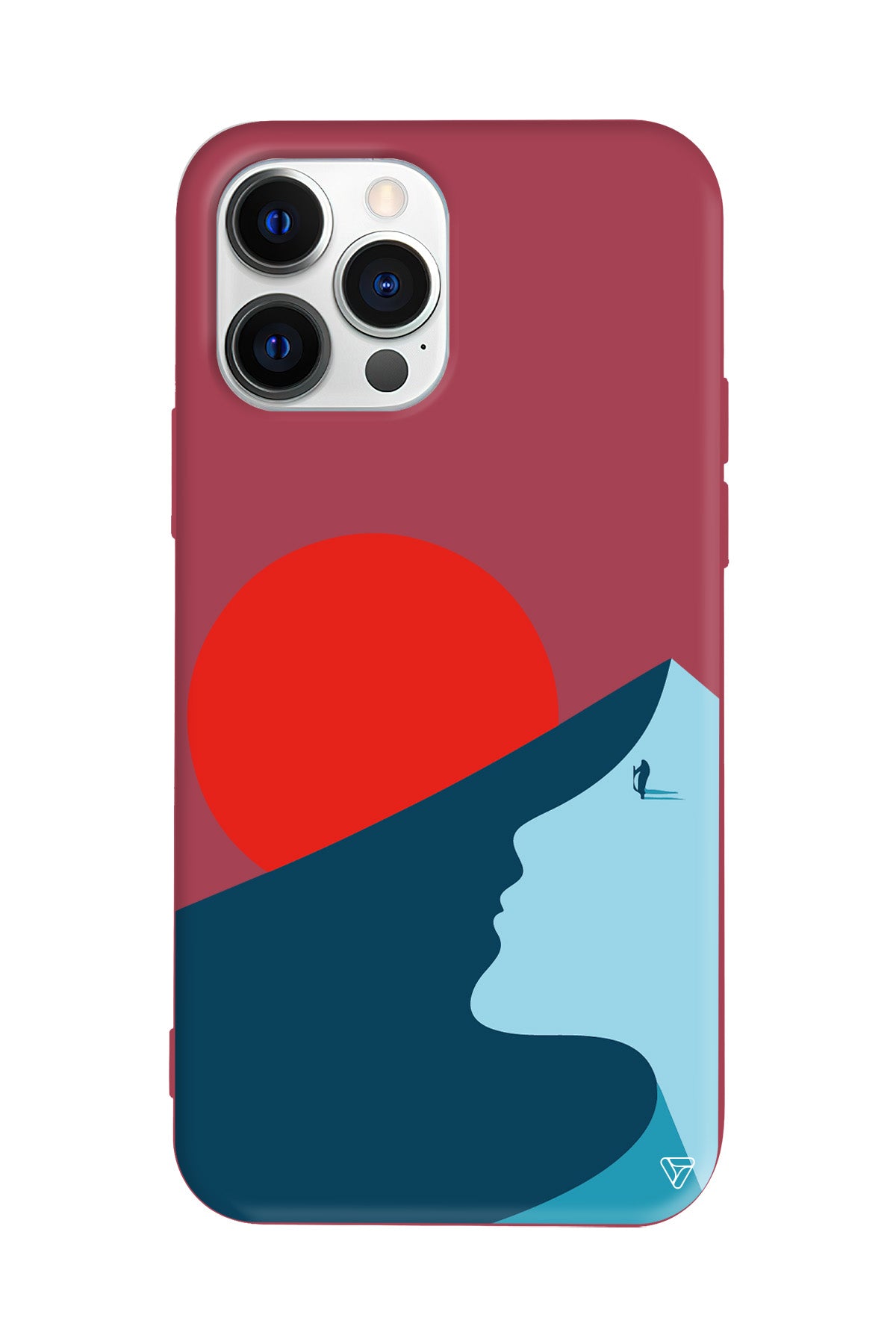 Negative Space Lansman Model İçi Kadife Silikon Telefon Kılıfı