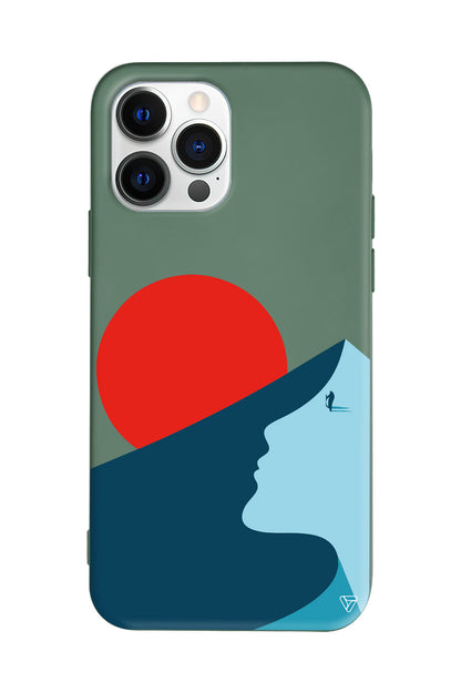 Negative Space Lansman Model İçi Kadife Silikon Telefon Kılıfı