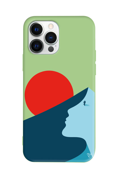 Negative Space Lansman Model İçi Kadife Silikon Telefon Kılıfı