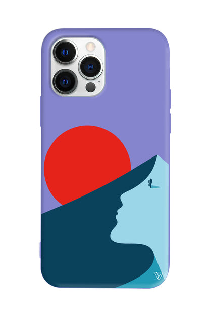 Negative Space Lansman Model İçi Kadife Silikon Telefon Kılıfı