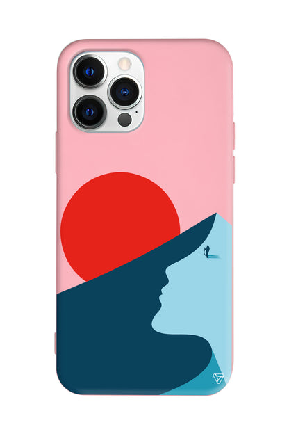 Negative Space Lansman Model İçi Kadife Silikon Telefon Kılıfı