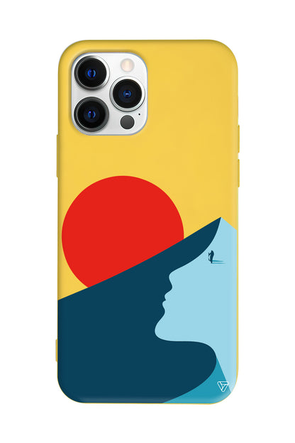 Negative Space Lansman Model İçi Kadife Silikon Telefon Kılıfı