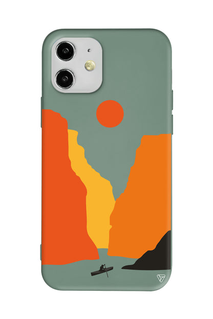 Manzara 3 Lansman Model İçi Kadife Silikon Telefon Kılıfı