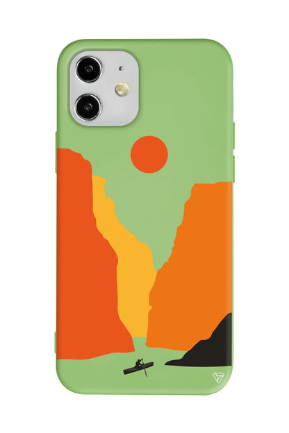 Manzara 3 Lansman Model İçi Kadife Silikon Telefon Kılıfı