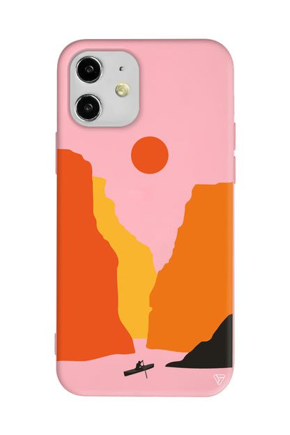 Manzara 3 Lansman Model İçi Kadife Silikon Telefon Kılıfı