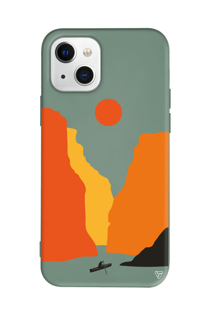 Manzara 3 Lansman Model İçi Kadife Silikon Telefon Kılıfı