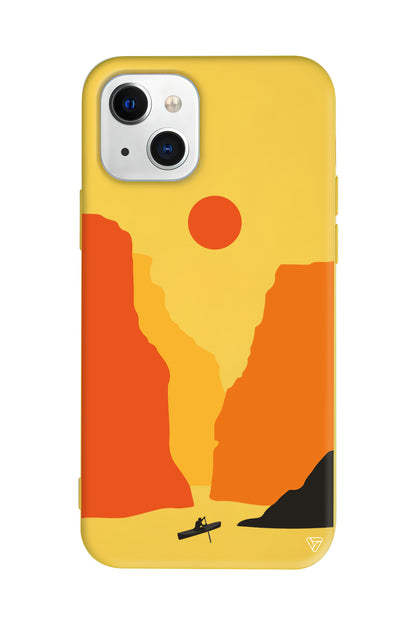 Manzara 3 Lansman Model İçi Kadife Silikon Telefon Kılıfı