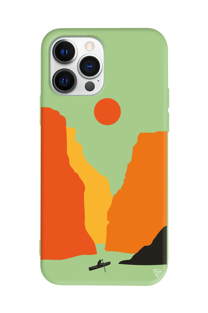 Manzara 3 Lansman Model İçi Kadife Silikon Telefon Kılıfı