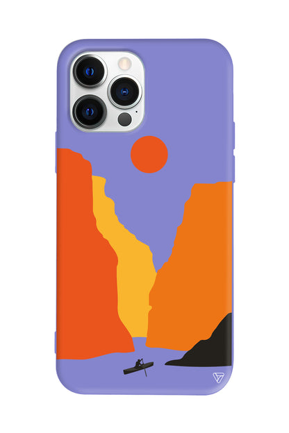 Manzara 3 Lansman Model İçi Kadife Silikon Telefon Kılıfı