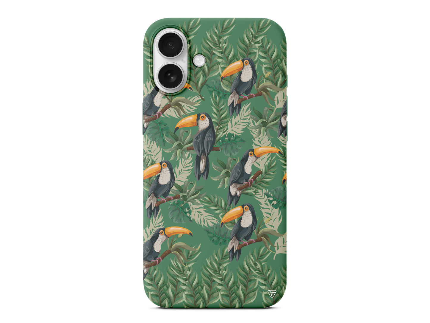 Tropik Kus Lansman Model İçi Kadife Silikon Telefon Kılıfı – Plus Serisine Özel