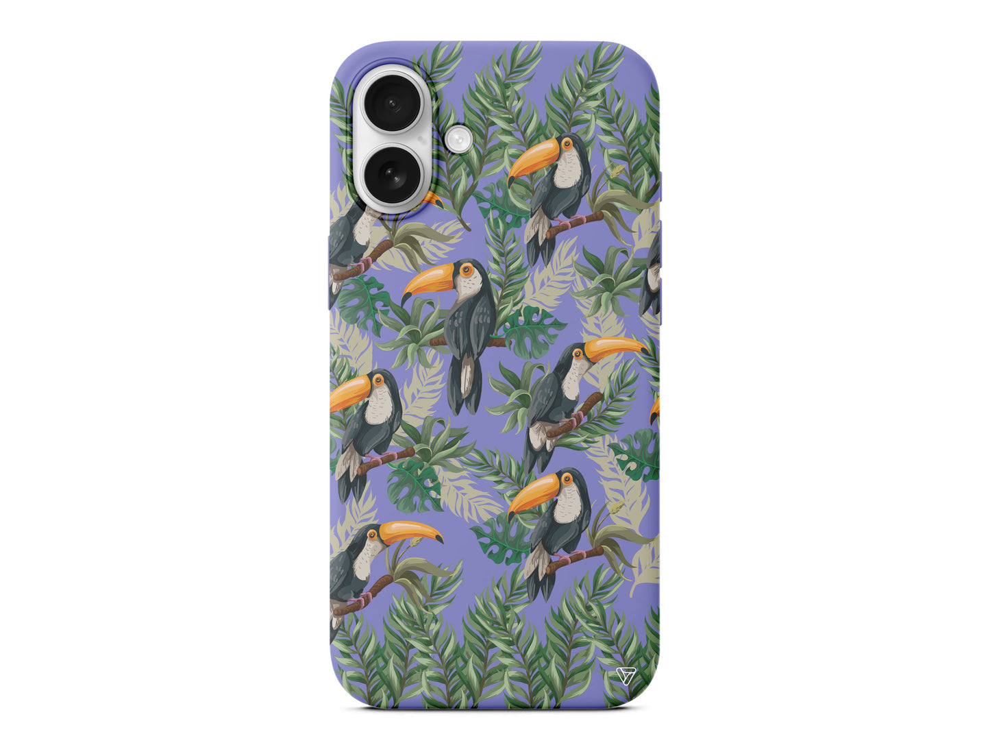 Tropik Kus Lansman Model İçi Kadife Silikon Telefon Kılıfı – Plus Serisine Özel