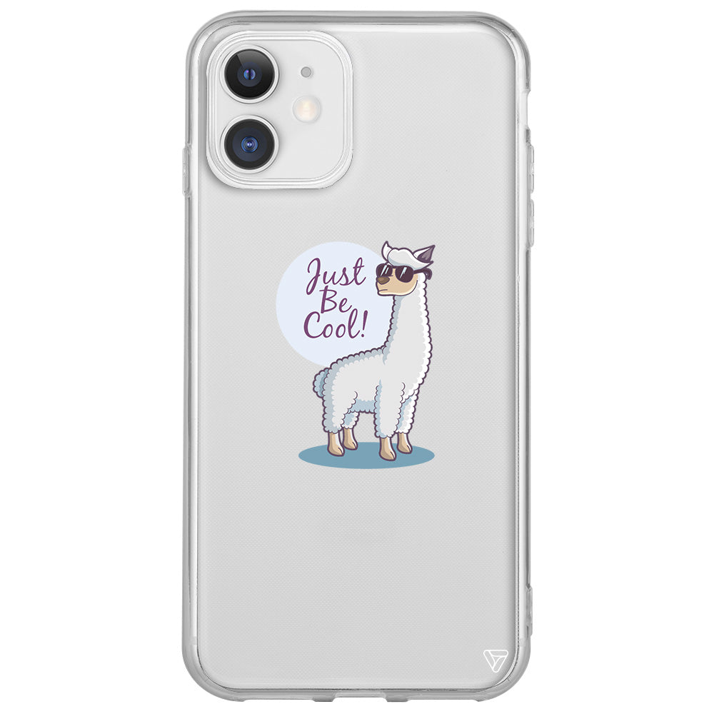 Cool Lama Lansman Model İçi Kadife Silikon Telefon Kılıfı