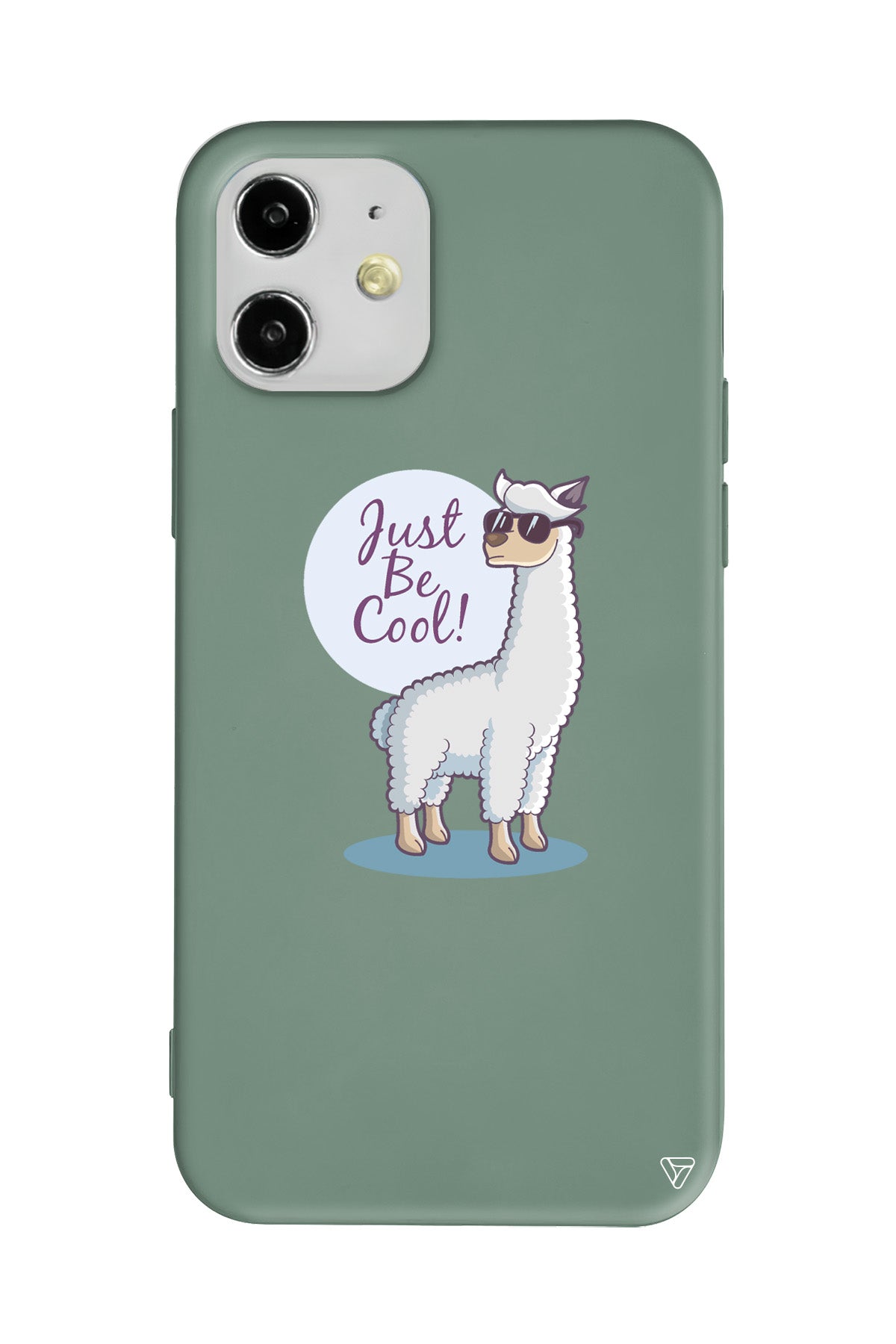 Cool Lama Lansman Model İçi Kadife Silikon Telefon Kılıfı