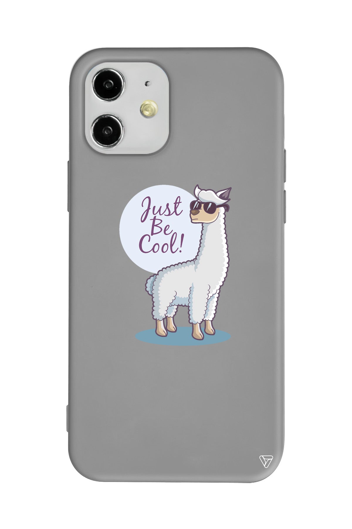 Cool Lama Lansman Model İçi Kadife Silikon Telefon Kılıfı