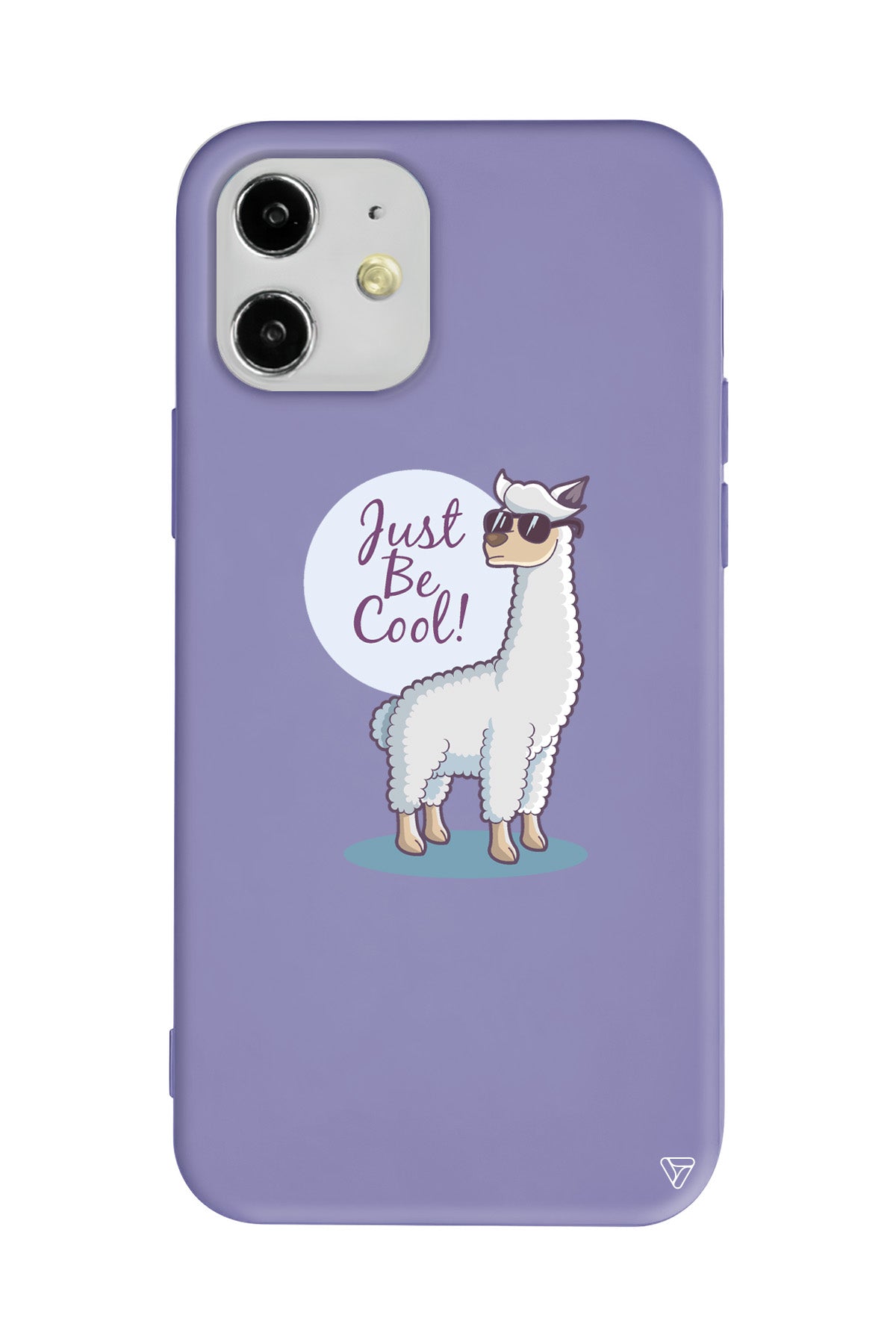 Cool Lama Lansman Model İçi Kadife Silikon Telefon Kılıfı