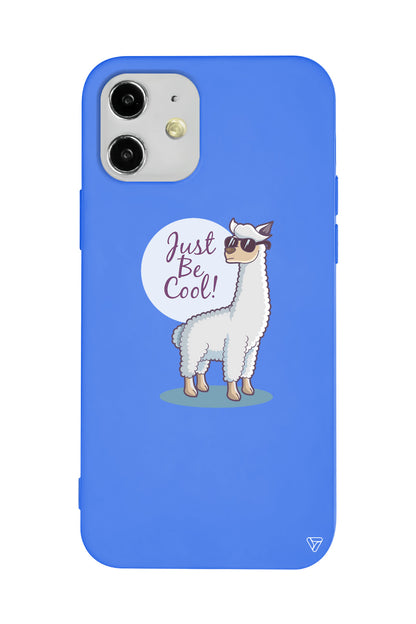 Cool Lama Lansman Model İçi Kadife Silikon Telefon Kılıfı