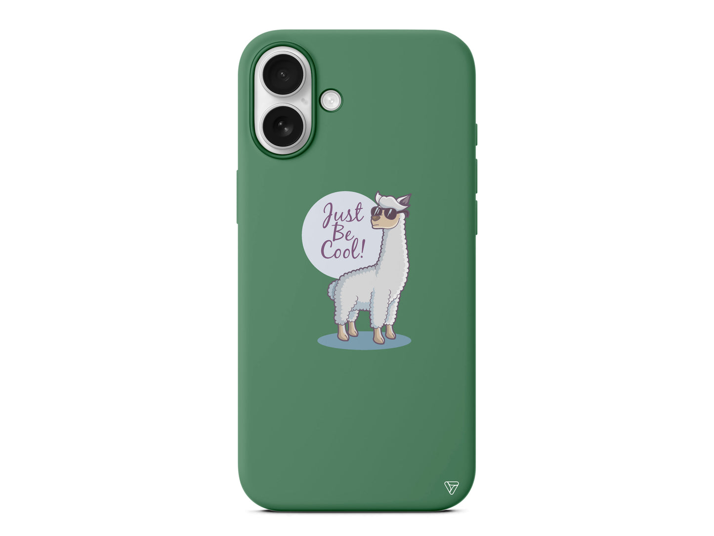 Cool Lama Lansman Model İçi Kadife Silikon Telefon Kılıfı