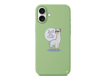 Cool Lama Lansman Model İçi Kadife Silikon Telefon Kılıfı – Plus Serisine Özel