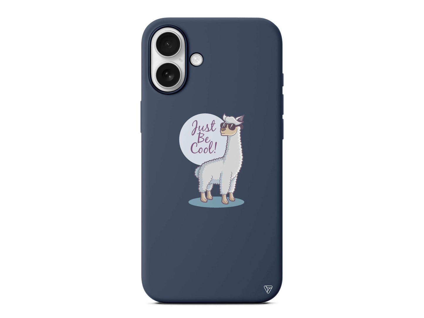 Cool Lama Lansman Model İçi Kadife Silikon Telefon Kılıfı