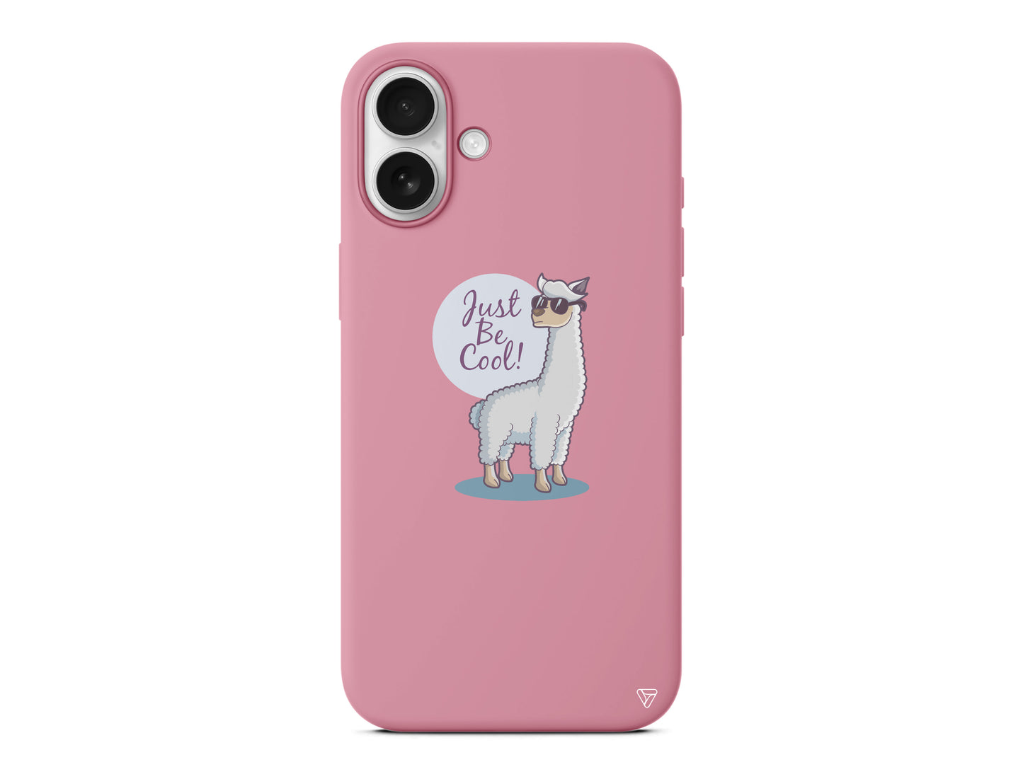 Cool Lama Lansman Model İçi Kadife Silikon Telefon Kılıfı – Plus Serisine Özel