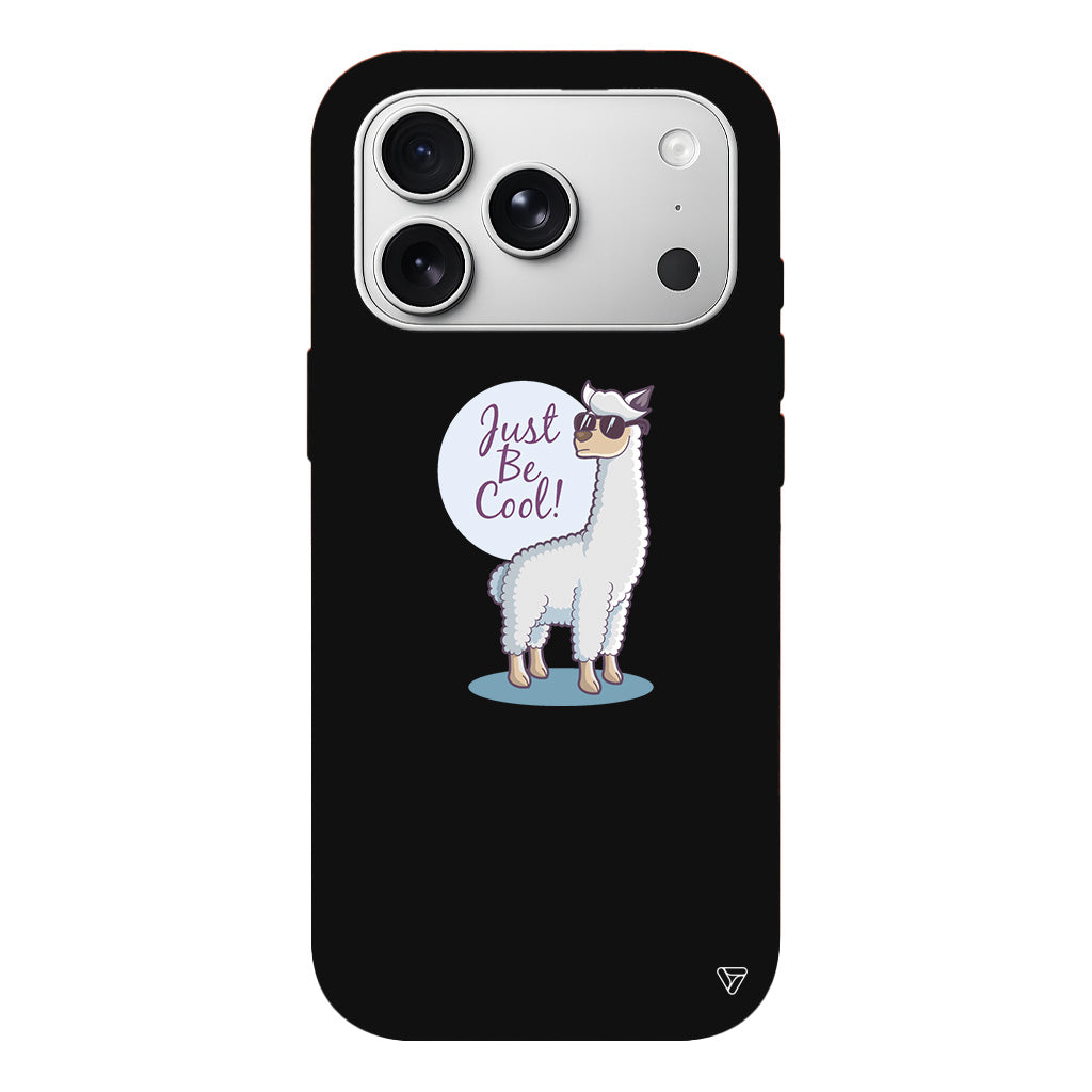 Cool Lama Lansman Model İçi Kadife Silikon Telefon Kılıfı