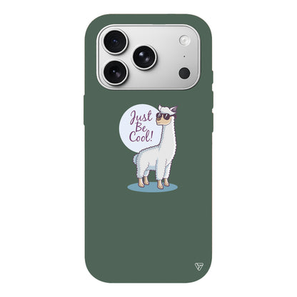 Cool Lama Lansman Model İçi Kadife Silikon Telefon Kılıfı