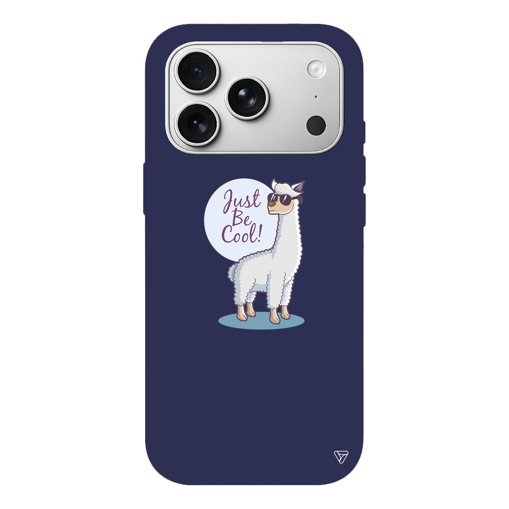 Cool Lama Lansman Model İçi Kadife Silikon Telefon Kılıfı