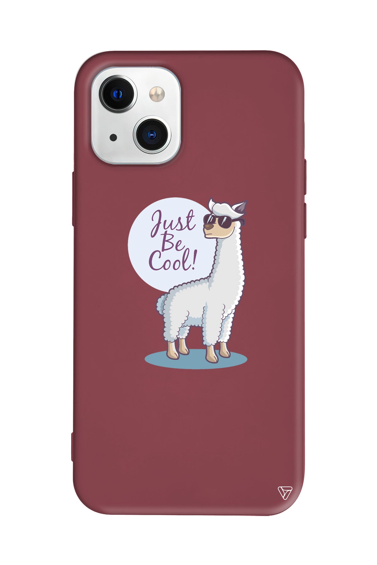 Cool Lama Lansman Model İçi Kadife Silikon Telefon Kılıfı