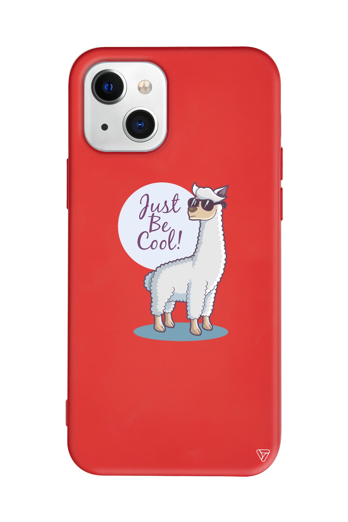 Cool Lama Lansman Model İçi Kadife Silikon Telefon Kılıfı – Plus Serisine Özel