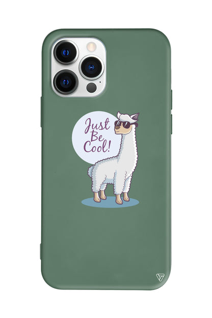 Cool Lama Lansman Model İçi Kadife Silikon Telefon Kılıfı