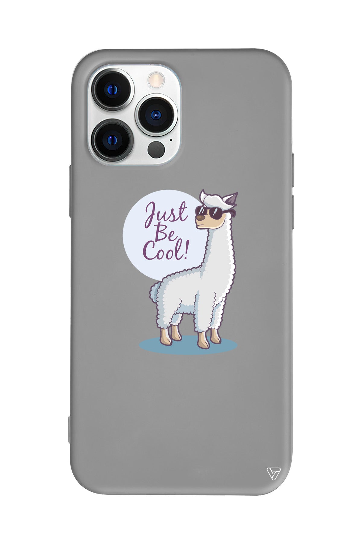 Cool Lama Lansman Model İçi Kadife Silikon Telefon Kılıfı