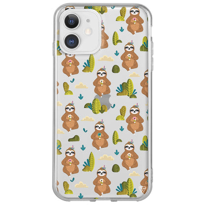 Lazy Animal Lansman Model İçi Kadife Silikon Telefon Kılıfı