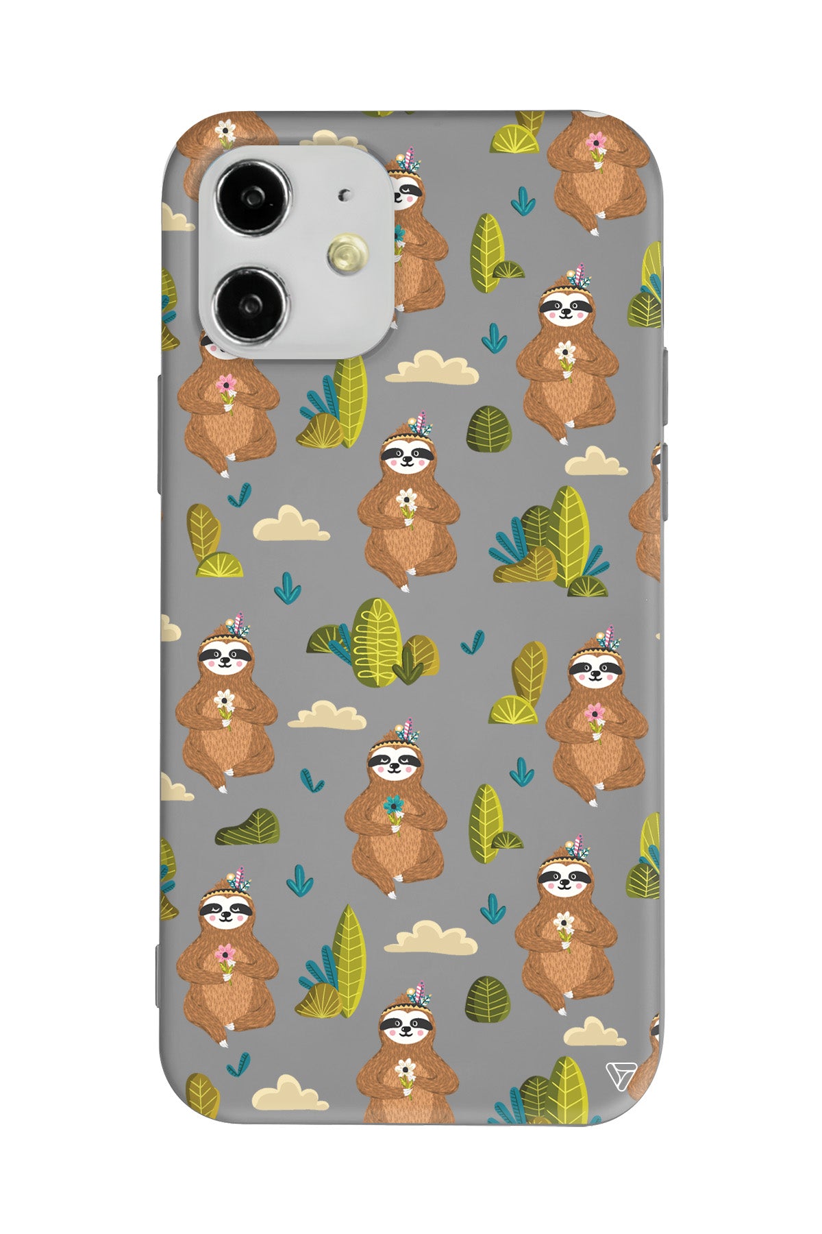 Lazy Animal Lansman Model İçi Kadife Silikon Telefon Kılıfı