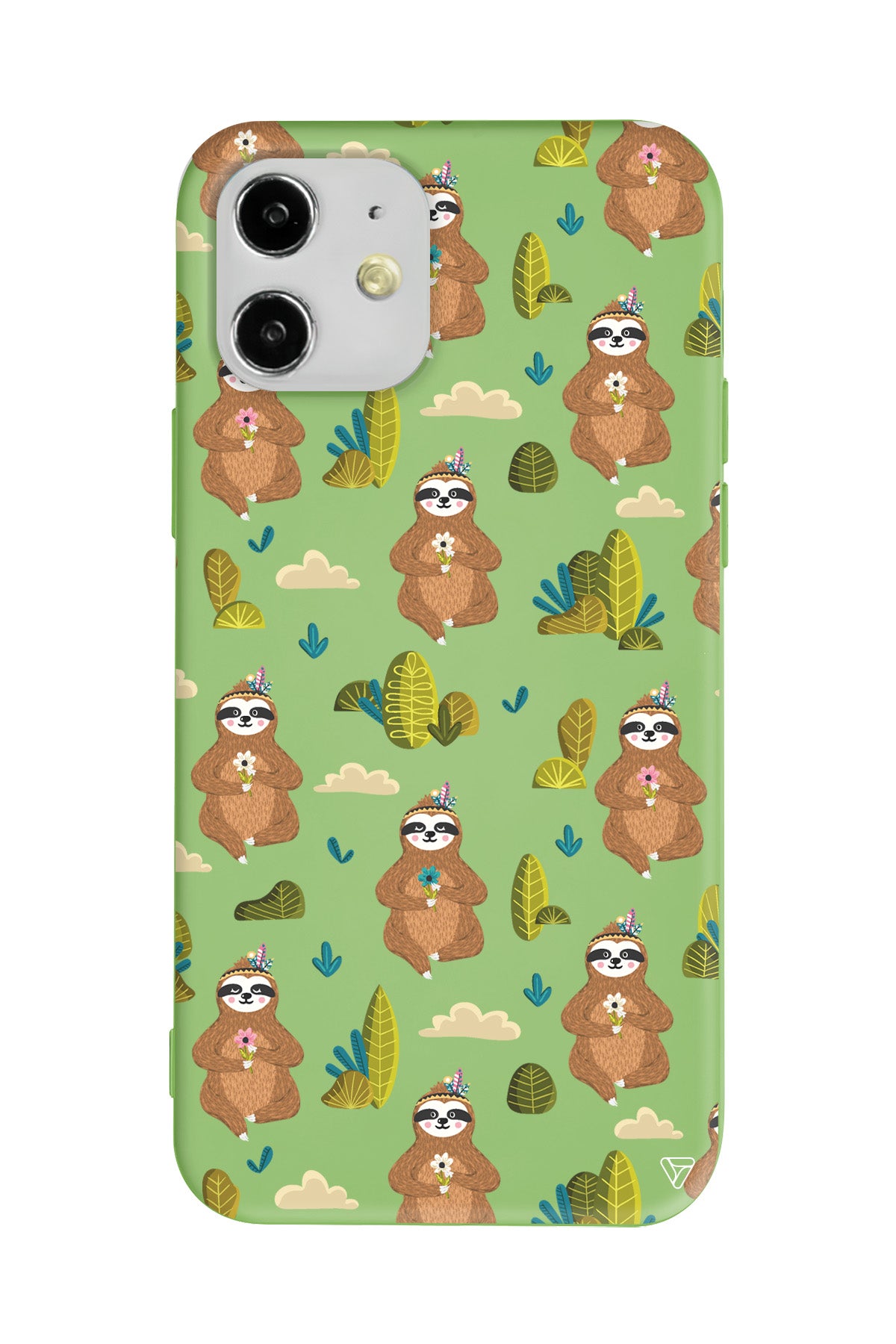 Lazy Animal Lansman Model İçi Kadife Silikon Telefon Kılıfı