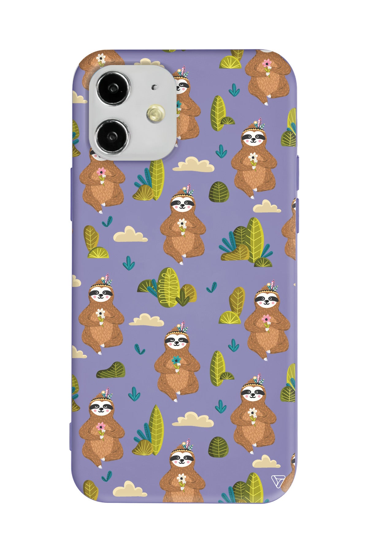 Lazy Animal Lansman Model İçi Kadife Silikon Telefon Kılıfı