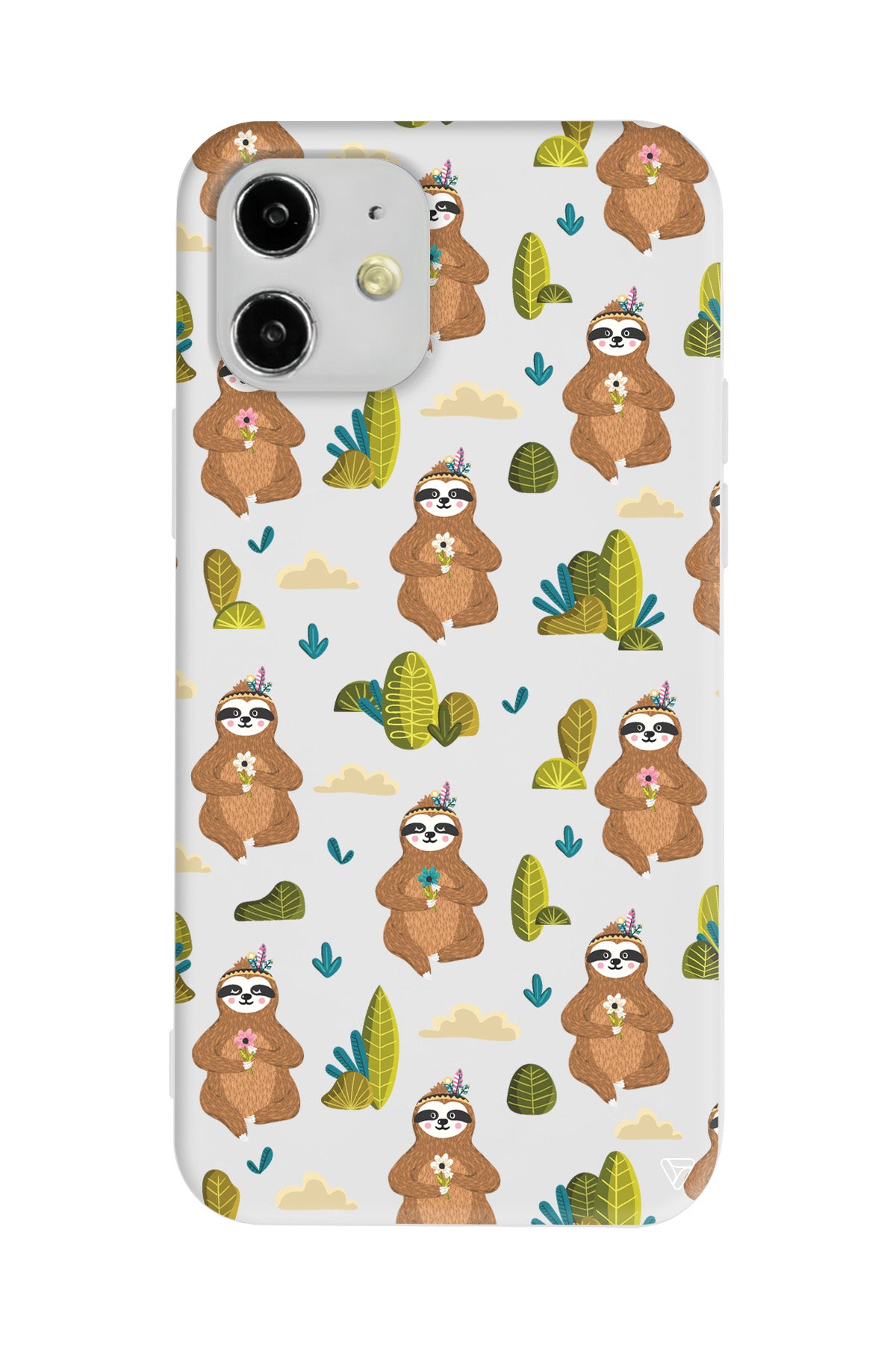 Lazy Animal Lansman Model İçi Kadife Silikon Telefon Kılıfı