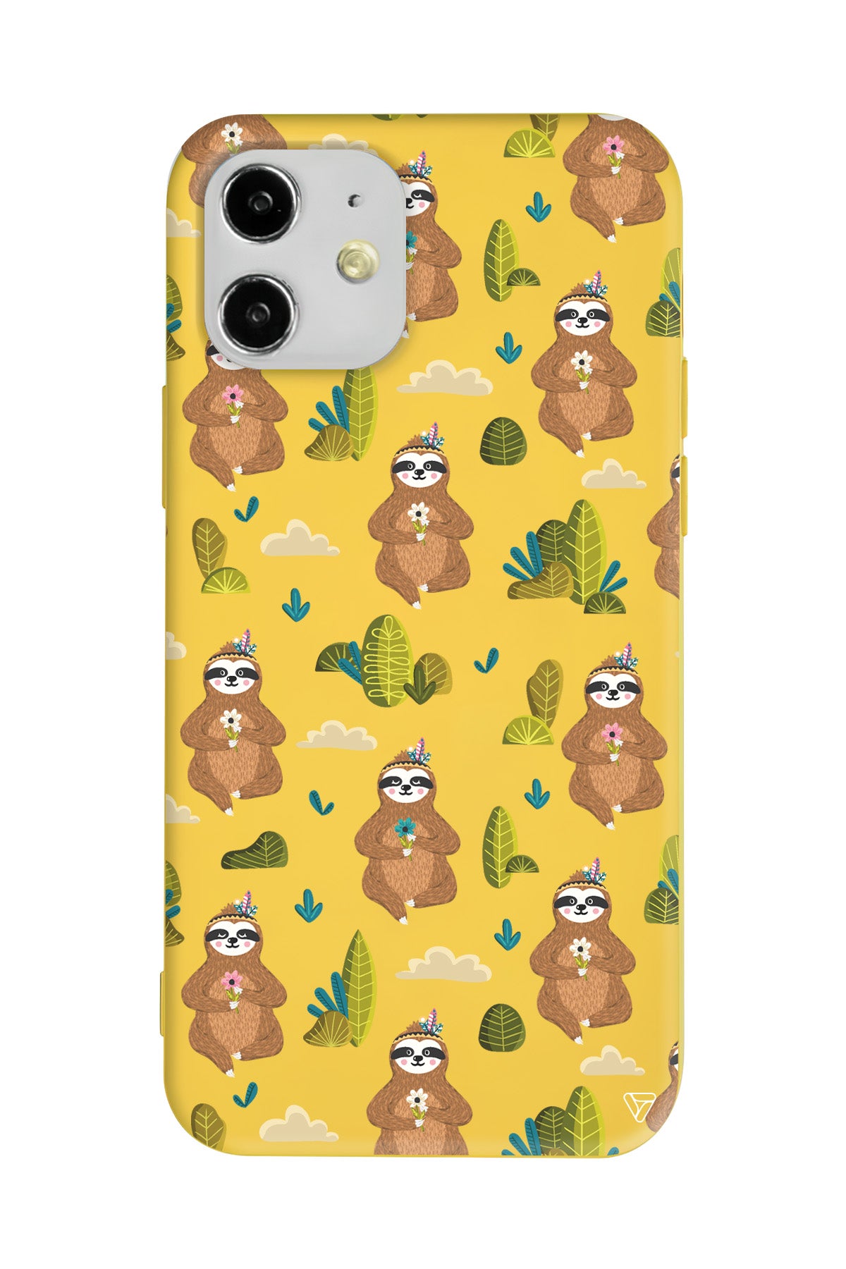 Lazy Animal Lansman Model İçi Kadife Silikon Telefon Kılıfı