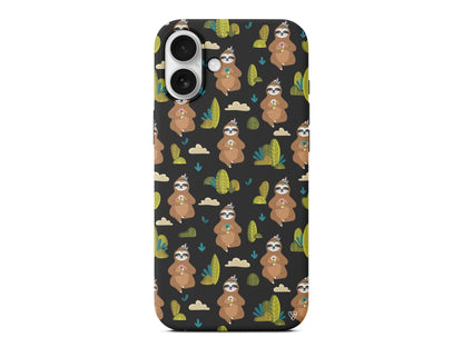 Lazy Animal Lansman Model İçi Kadife Silikon Telefon Kılıfı