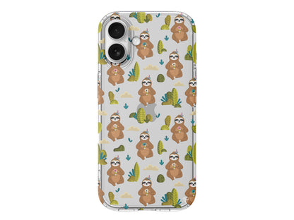 Lazy Animal Lansman Model İçi Kadife Silikon Telefon Kılıfı