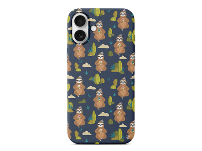 Lazy Animal Lansman Model İçi Kadife Silikon Telefon Kılıfı