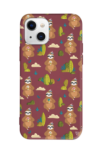 Lazy Animal Lansman Model İçi Kadife Silikon Telefon Kılıfı