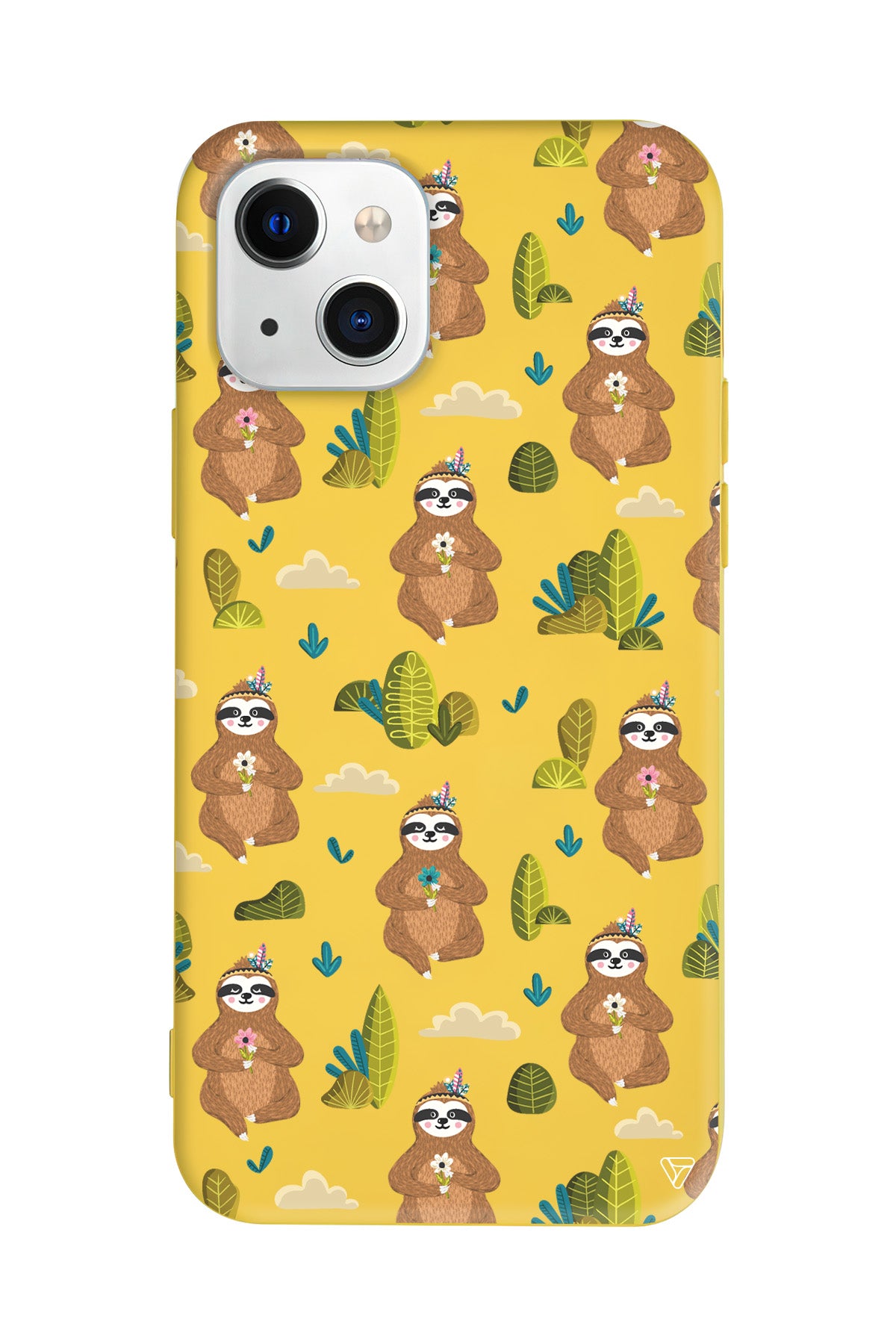 Lazy Animal Lansman Model İçi Kadife Silikon Telefon Kılıfı