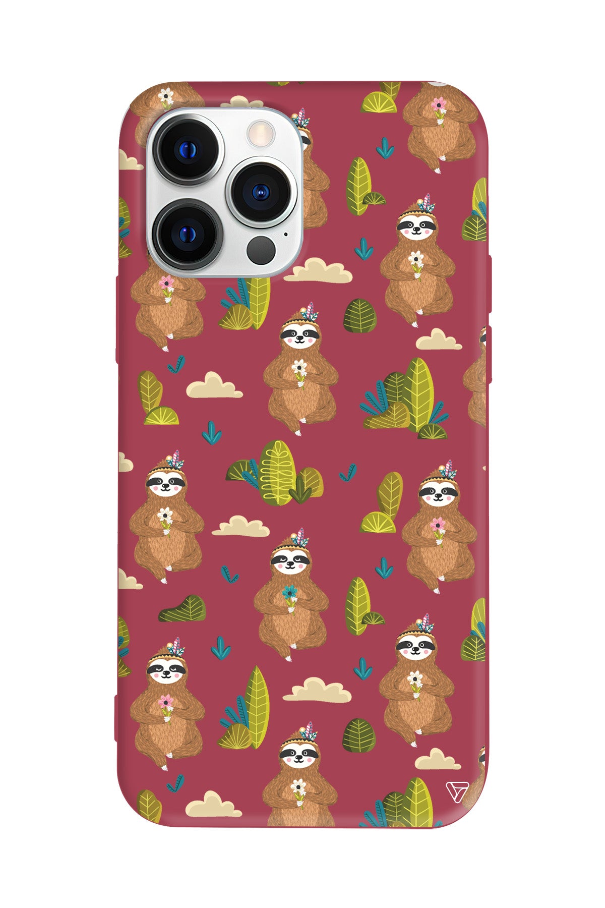 Lazy Animal Lansman Model İçi Kadife Silikon Telefon Kılıfı